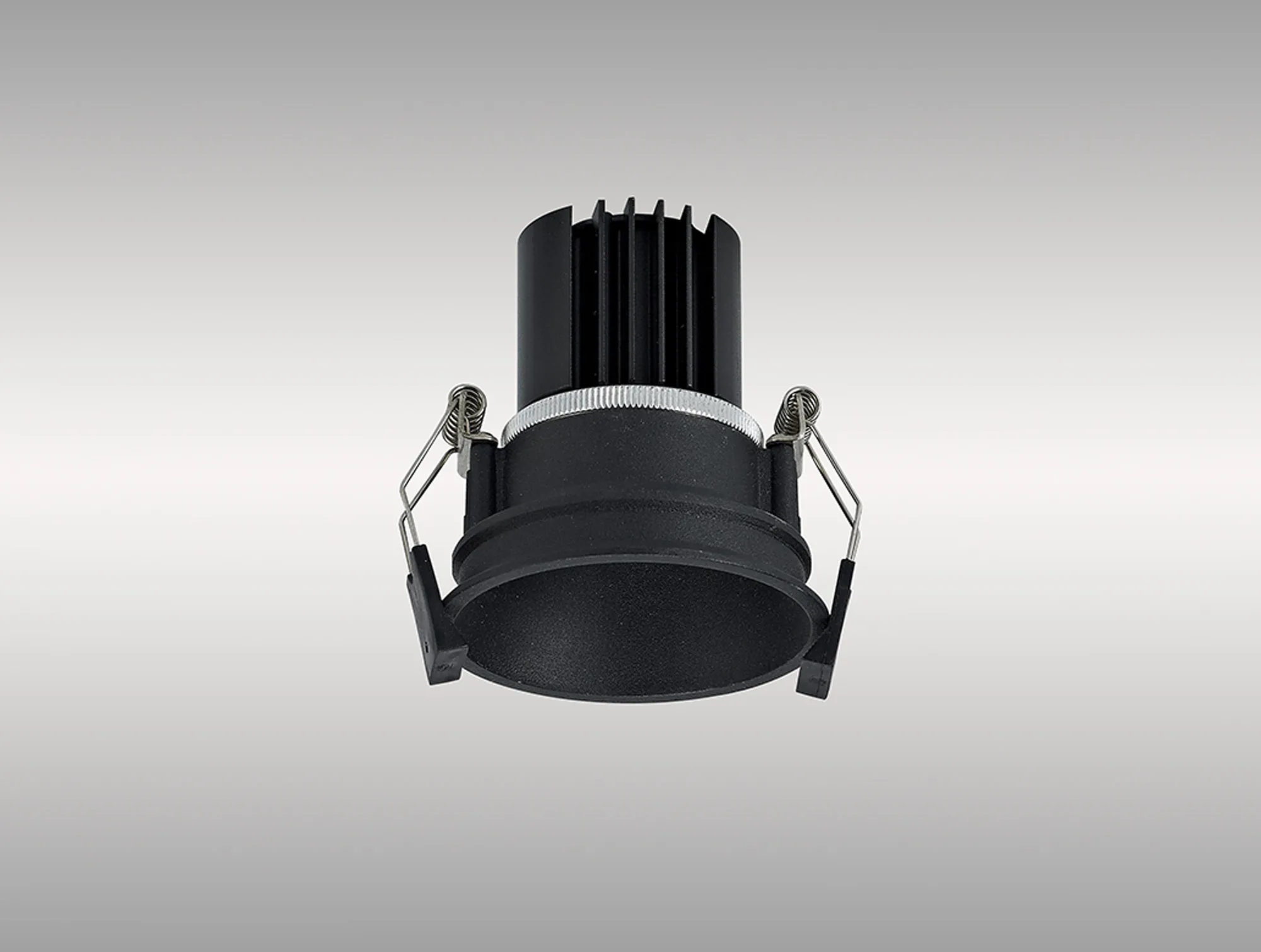 Bania 9 Powered by Tridonic  9W 2700K 770lm 24° CRI>90 LED Engine, 250mA Black Fixed Recessed Spotlight, IP20 DM201646  Dlux Bania 9